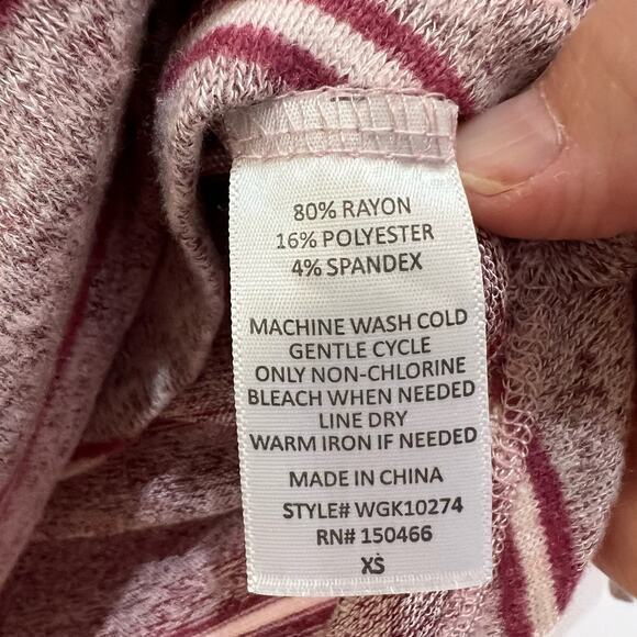 Market And Spruce Hoodie Brushed Knit‎ Womans Sz XS Athletic Casual BOHO - Picture 3 of 4